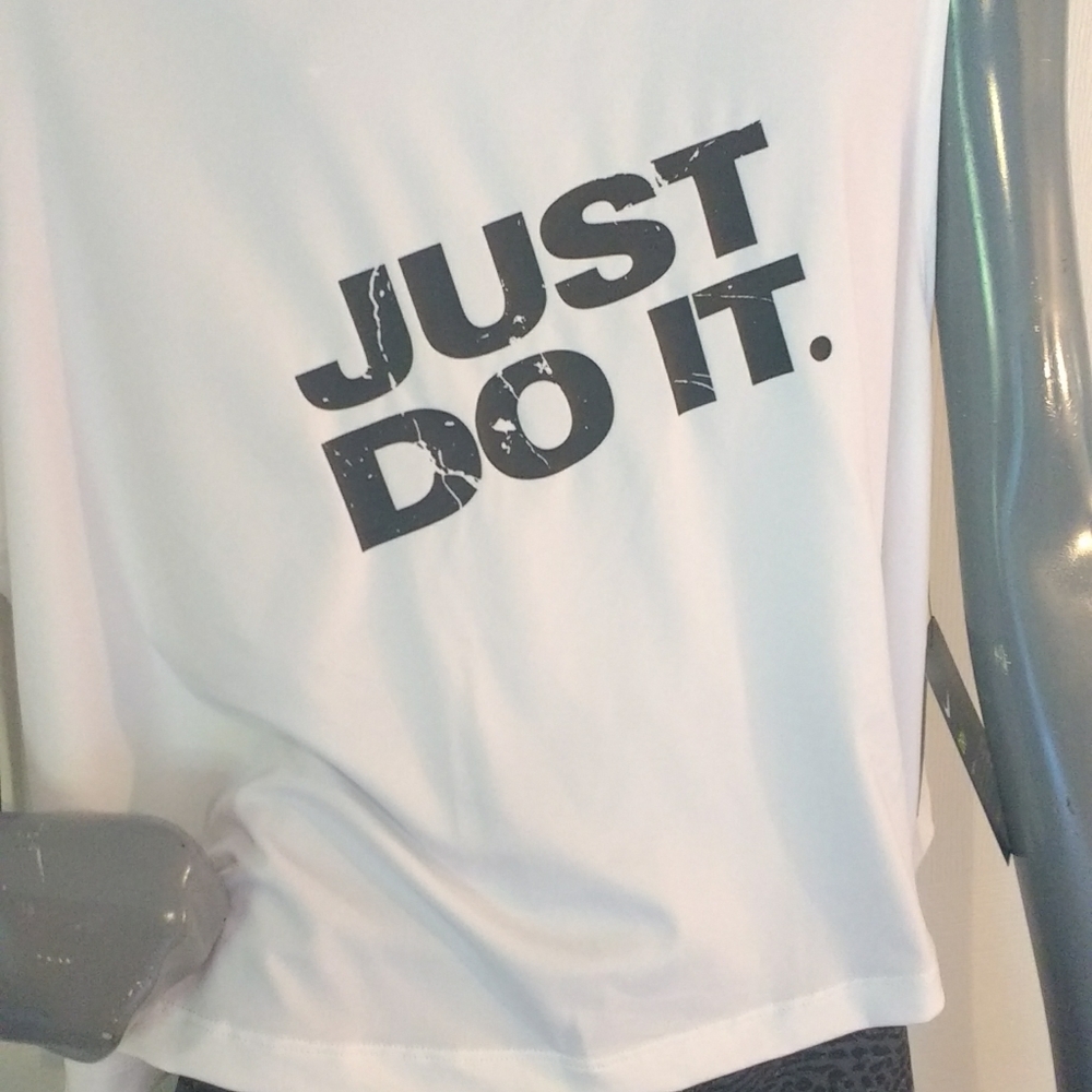 Just Do It White Tank Top!